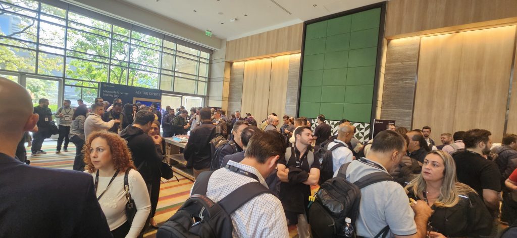 Participantes no evento Microsoft AI Partner Training Day em São Paulo.