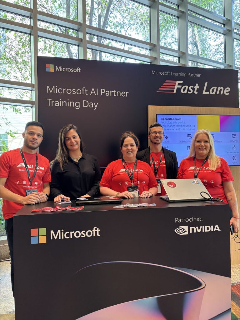 Participantes no evento Microsoft AI Partner Training Day em São Paulo.